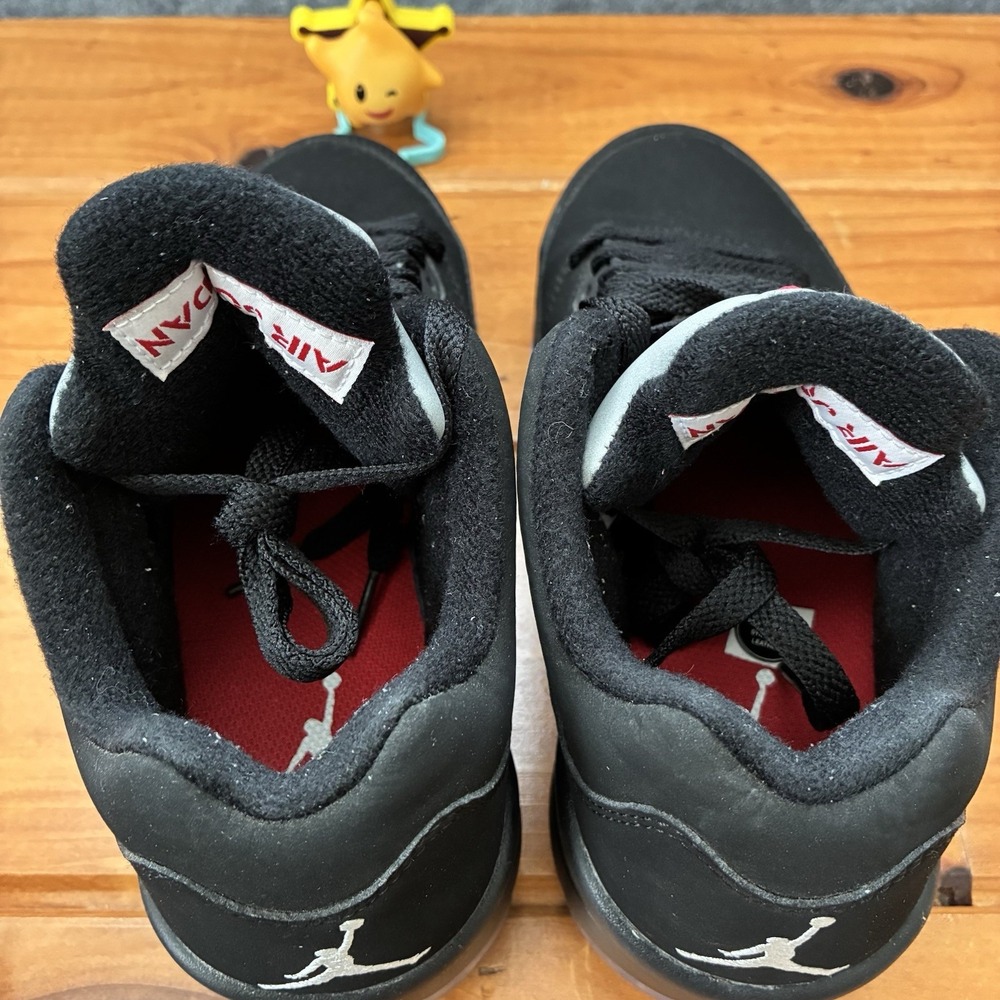Nike Air Jordan 5 Golf Low Mens 5.5 / Womens 7 Black Metallic CU4523-003 Spikes - Picture 11 of 16